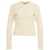 Twin-set Simona Barbieri Open knit pullover with glitter White