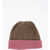 813 Cashmere Reversibile Beanie Hat Pink