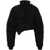 OTTOLINGER Ottolinger Asymmetric Cropped Down Jacket Black