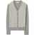 Tory Burch Tory Burch Wool V-Necked Cardigan GREY