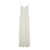 TWINSET White Long Sleeveless Dress With V Neck In Viscose Woman WHITE