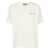 Balmain Balmain Back Western Print T-Shirt Straight Fit Clothing Beige