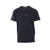 Stone Island Stone Island Navy Blue Cotton T-Shirt With White Logo BLUE