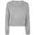 Roberto Collina Roberto Collina V Neck Over Sweater Clothing GREY