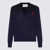 AMI Paris AMI Paris Blue Wool Knitwear NAUTIC BLUE