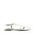 Jil Sander Jil Sander Flat Leather Sandals Beige