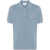 MAISON KITSUNÉ Maison Kitsuné Fox Head Cotton Polo Shirt CLEAR BLUE