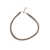 Brunello Cucinelli Grey Necklace With Monile Embellishment In Brass And Leather Woman GREY