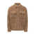 Palm Angels Palm Angels Teddy Jacket With Logo BROWN