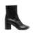 MM6 Maison Margiela Mm6 Maison Margiela Leather Ankle Boots Black