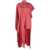 TALLER MARMO Taller Marmo California Fringed Crêpe Caftan PINK