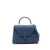 VALEXTRA Valextra Iside Micro Leather Handbag BLUE