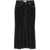 MARINE SERRE Marine Serre Moon Denim Long Skirt Black