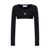 MARINE SERRE Marine Serre Ultra Cropped Sweater Black