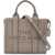 Marc Jacobs The Leather Mini Tote Bag CEMENT