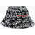 HONEY FUCKING DIJON Keith Haring Cotton Bucket Hat With Print Black