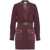 Elisabetta Franchi Mini dress with wrap blouse and skirt with pockets Red