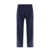 PT TORINO Virgin wool trouser with feather detail Blue