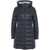 Blauer Quilted down coat Blue