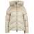 After Label Quilted down jacket 'Helsinki' Beige