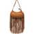 Rue Madam Hobo bag with fringes 'New Delano' Brown