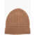 Dolce & Gabbana Ribbed Wool And Cashmere Beanie Brown