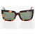 Off-White Tortle Shell Motf Firenze Sunglasses Brown