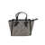 MARCELLA GIANNI CHIARINI LEATHER AND FABRIC BAG Black  