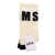 MSGM SOCKS UNISEX CREMA/CREAM White