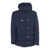 Fay DOUBLE BREASTED HOODED DOWN JACKET Blue