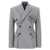 GIUSEPPE DI MORABITO Giuseppe Di Morabito Double-Breasted Jersey Blazer GRAY