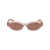 Prada Prada Sunglasses 19Q10D TRANSPARENT PEACH