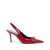 Versace Versace Sling Back T.85 Calf Leather Shoes RED