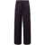 forte_forte Forte_Forte Cotton Blend Straight Trousers BLUE