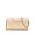 Tory Burch Tory Burch "Fleming Soft" Wallet With Chain Beige