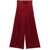 ZIMMERMANN Zimmermann Silk Wide-Leg Trousers RED