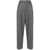 TOTÊME Grey Pants With Belt Loops And Pences In Wool Blend Woman GREY