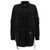 THE ATTICO The Attico "Fern" Coat Black