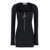 THE ATTICO The Attico Half-Zip Mini Dress Black