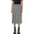 Comme des Garçons Comme Des Garçons Ghingham Pleated Midi Skirt Multicolor