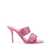 Alexander McQueen Alexander McQueen Punk Double Buckle Leather Sandals PINK