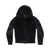 Balenciaga Balenciaga Velvet Zip-Up Hoodie Black