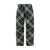 Burberry Burberry Check Trousers GREEN