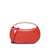 COPERNI Coperni Sound Swipe Gloss Small Leather Handbag RED