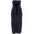 COPERNI 'Knot Gala' Midi Black Dress With Adjustable Knots In Stretch Jersey Woman Black