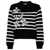 ERMANNO FIRENZE Ermanno Firenze Wool Embroidered Sweater Black