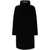 Herno Black Padded Single-Breasted Coat In Mixed Of Tech Materials Woman Black