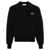 AMI Paris AMI Paris Logo Organic Cotton Sweatshirt Black