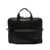 Emporio Armani Emporio Armani Leather Briefcase Black