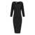 Elisabetta Franchi ELISABETTA FRANCHI BLACK MIDI DRESS Black